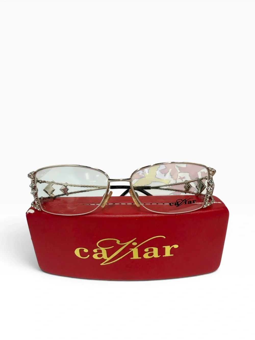 Authentic Caviar Champagne Series M5587 eyeglasses frame